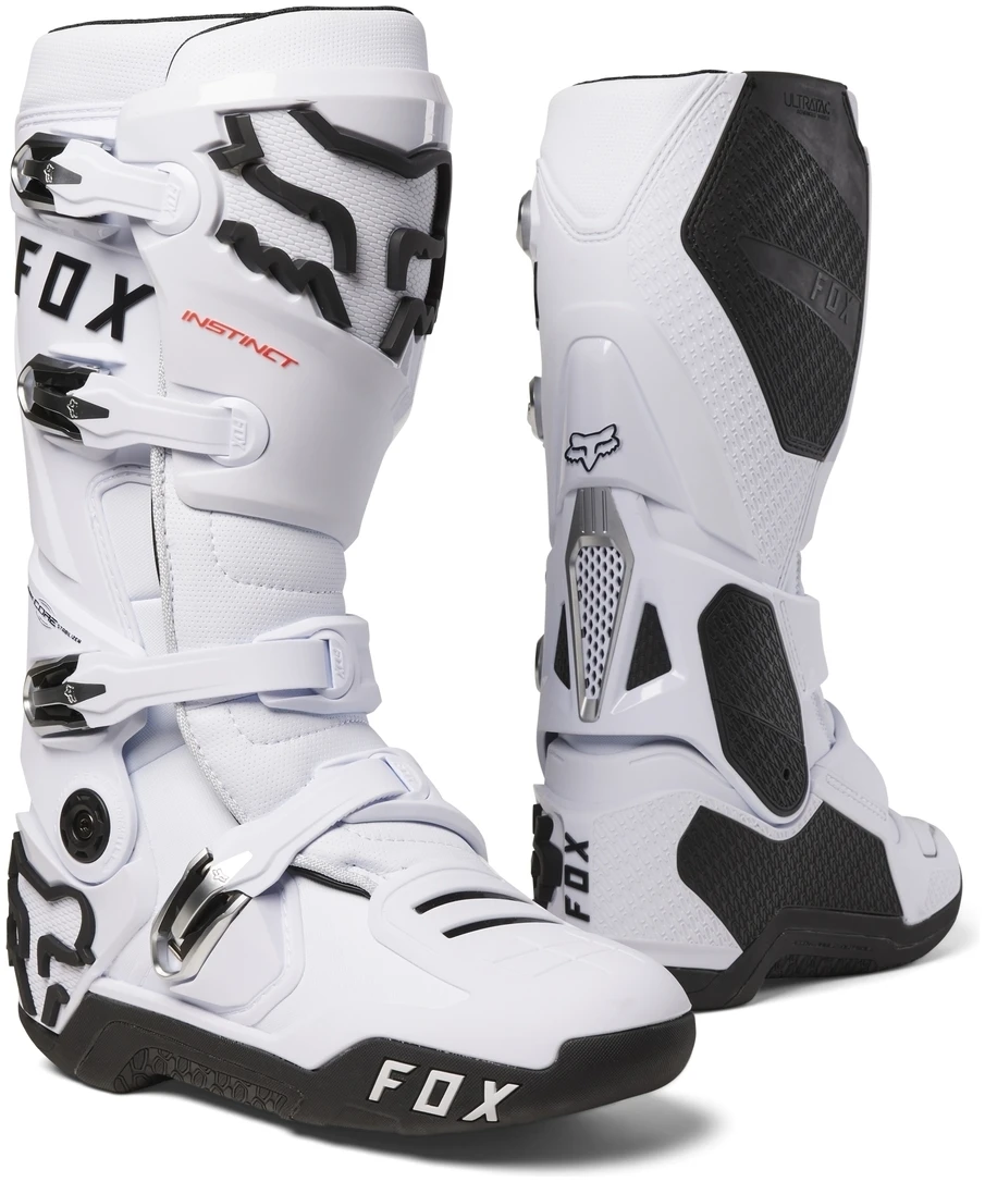 FOX Instinct Motocross Stiefel 2.0 White 24347-008-10 (EU 44)