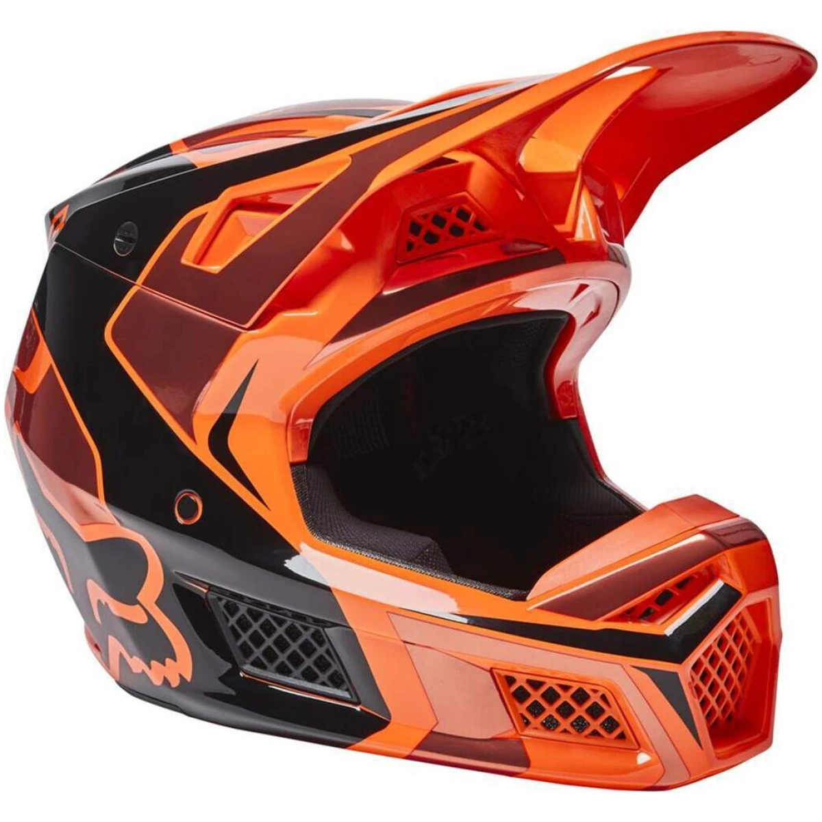 FOX V3 RS Mirer Crosshelm Orange