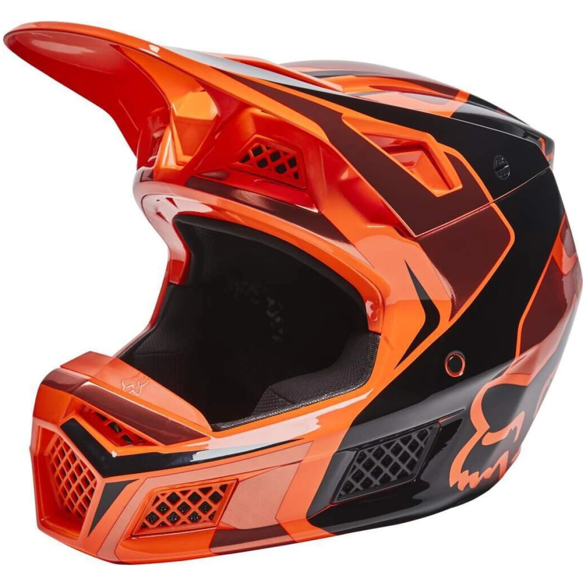 FOX V3 RS Mirer Crosshelm Orange
