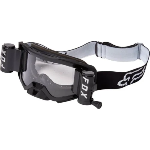 FOX Crossbrille Airspace Stray Roll Off Goggle Schwarz