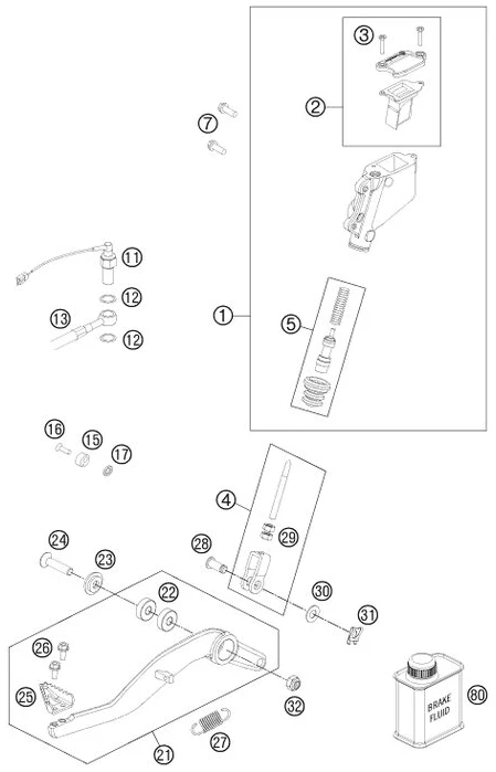 KTM Rep. Satz Kolben 07 60013061100