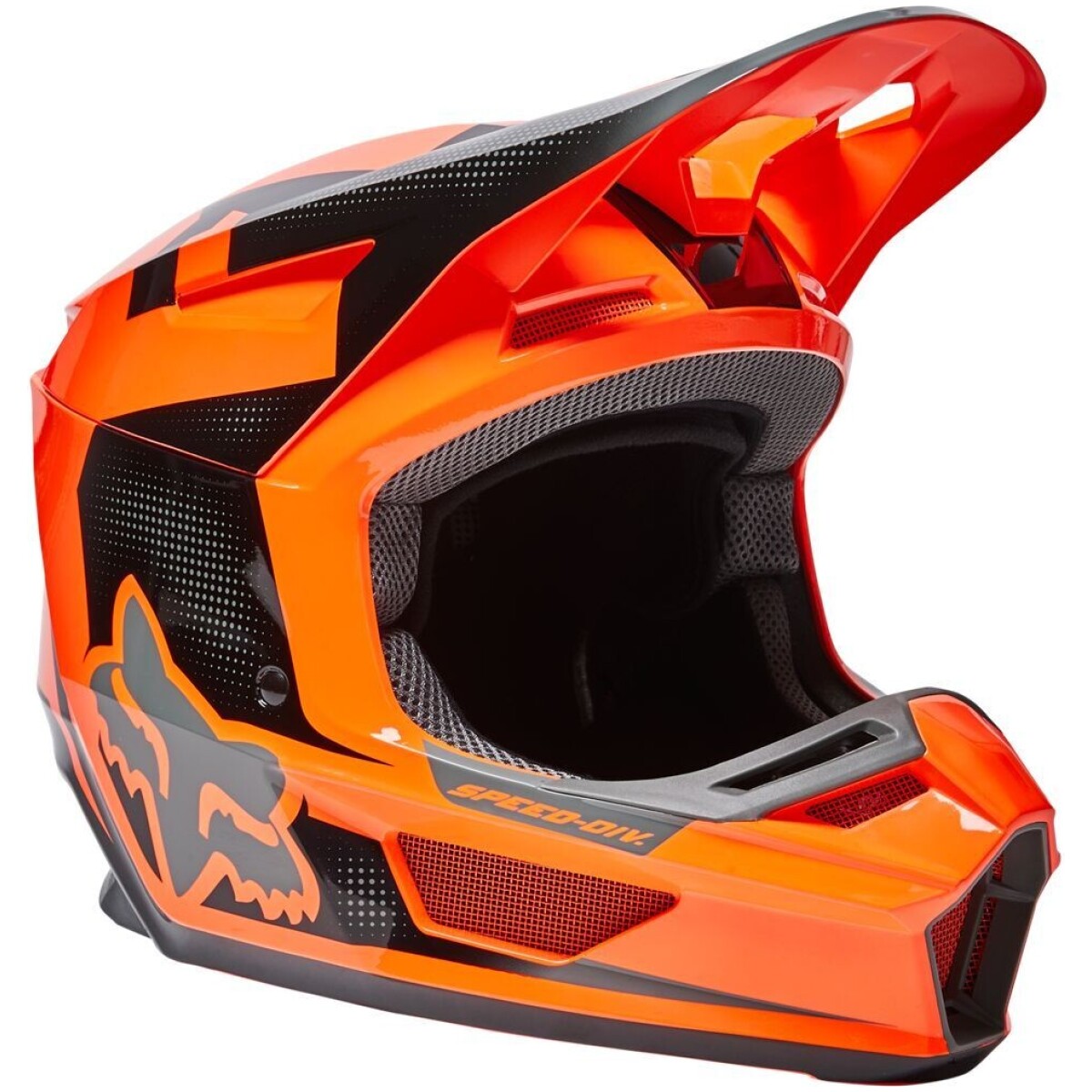 FOX V2 Dier Crosshelm Flo Orange